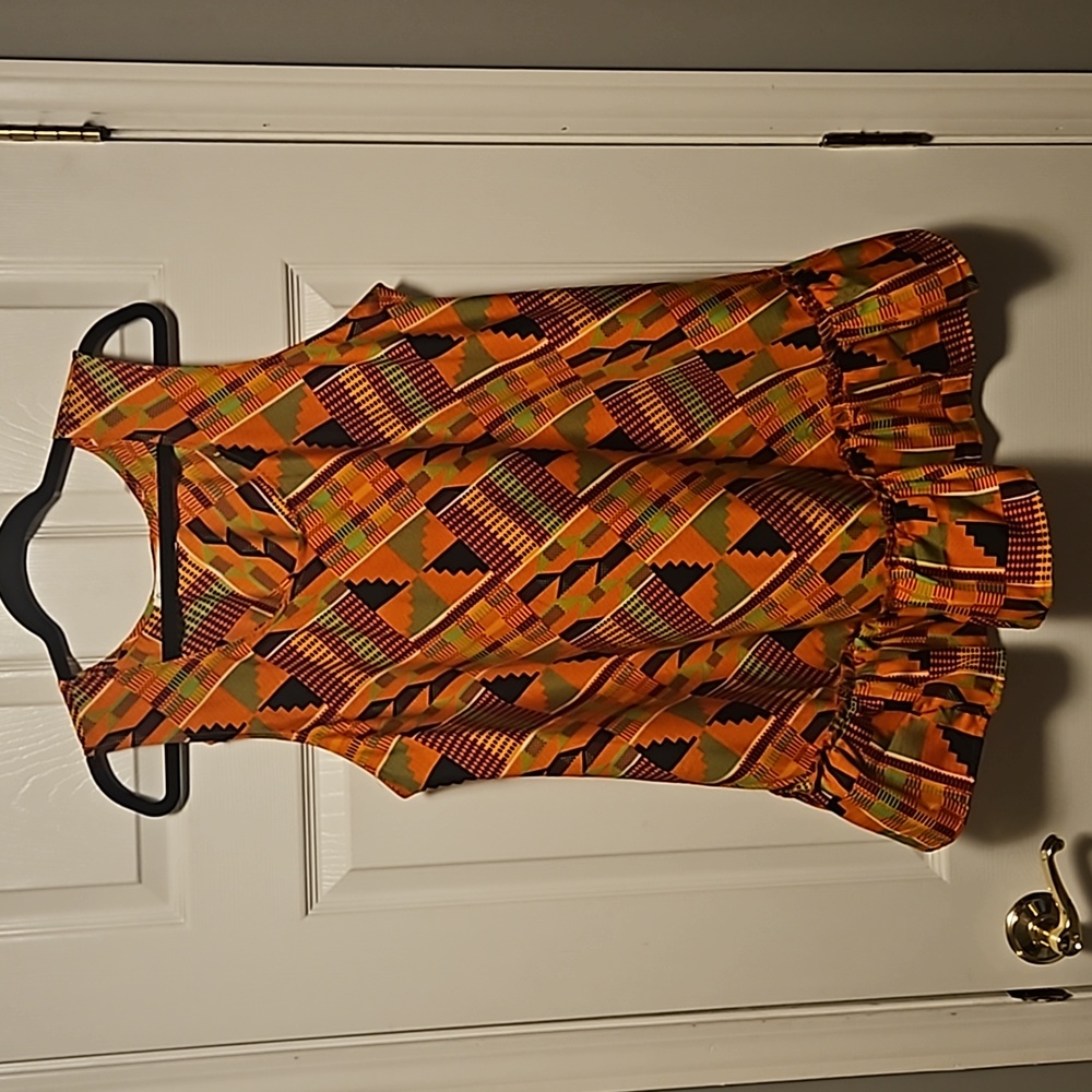 Lapogee Kente Sleeveless Top